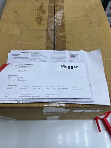 MEGGER MIT515-UK, Probador de Resistencia de Aislamiento 5Kv - Imagen 6 de 8