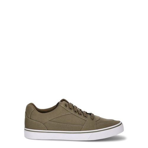 No Boundaries Canvas Skate 2.0 Low Sneakers, Men's Size 8 Color Olive - Picture 2 of 5
