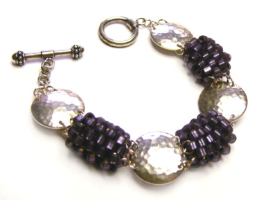 Beaded Jewelry making Kit Tutorial Pattern Beads Instructions Bracelet BK-BR04