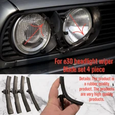 FOR Bmw e30 headlight Wiper Blade 318i 318ci 320i 325i M3 320ci 325ci 4 Piece