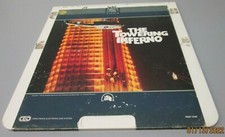 Towering Inferno Part 1  Part 2  2 CED Steve McQueen 1982 Fox VideoDisc Movie