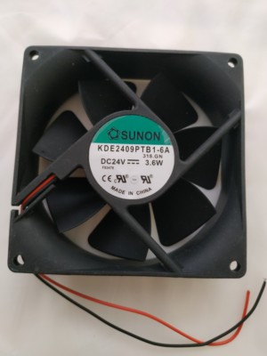 Sunon KDE2409PTB1-6A 24V 2 Wire 3.6w 92*92*25MM cooling Fan #MY11 QL