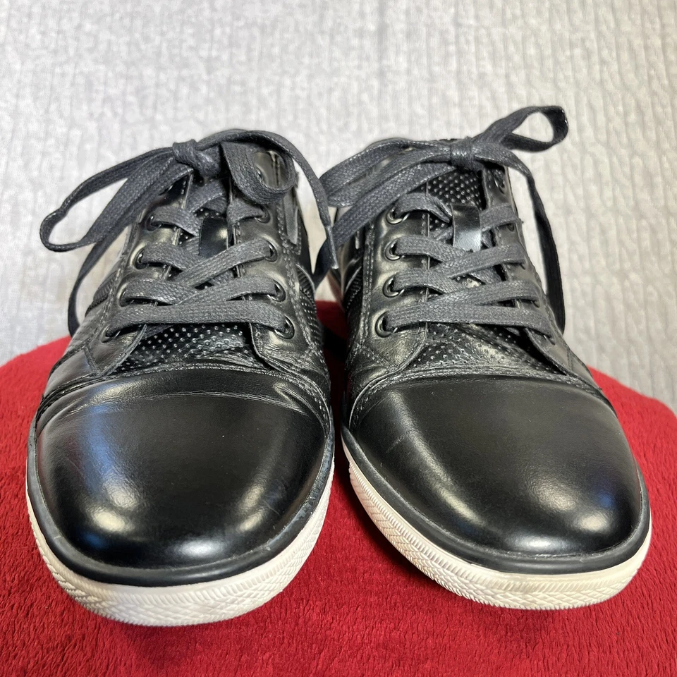 Kenneth Cole Reaction Crown-ED King Negro Con Blanco Alma Zapatos de Vestir Informales (8 Foto 2 de 4