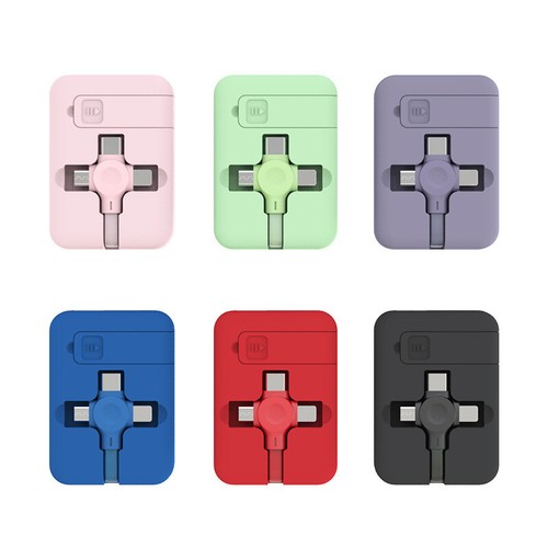 Câble De Charge Micro Usb Rétractable 3 En 1 Câble De Données Pour Chargeur a - Photo 5 sur 18