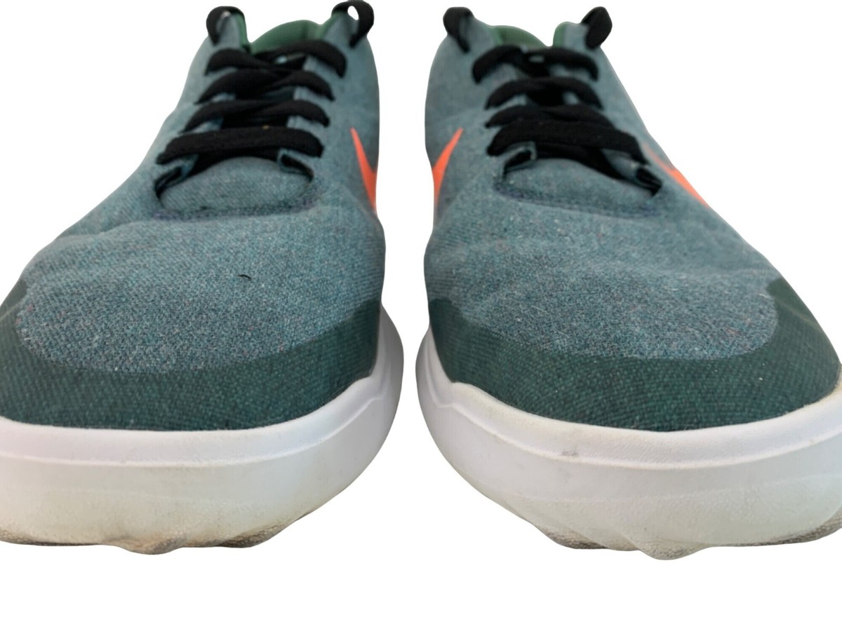 ★Nike★M NKTEE GOLF 1 Nike Mens Victory Golf Lite Shoes Size 9 Green Orange Swoosh