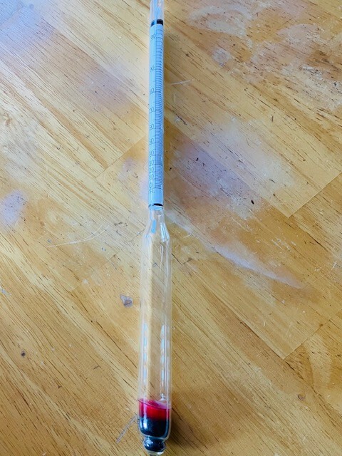 Proof Tralle Alcohol Hydrometer 0-200 & 0-100 scale