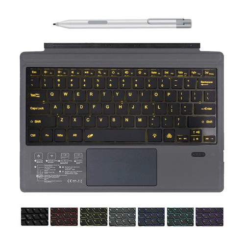 For Microsoft Surface Pro 10/9/8/X Go 4/3/2 Wireless Keyboard With Stylus Pen US - Picture 23 of 26