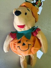 NEW Disney's PUMPKIN POOH 8", MINT MOUSEKETOYS TAG, 1999