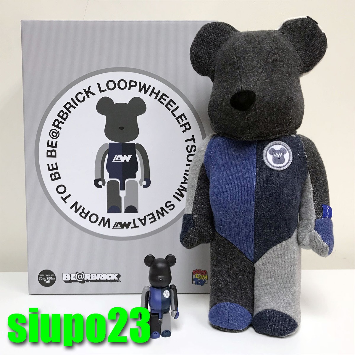 BE@RBRICK LOOPWHEELER 100％ & 400％