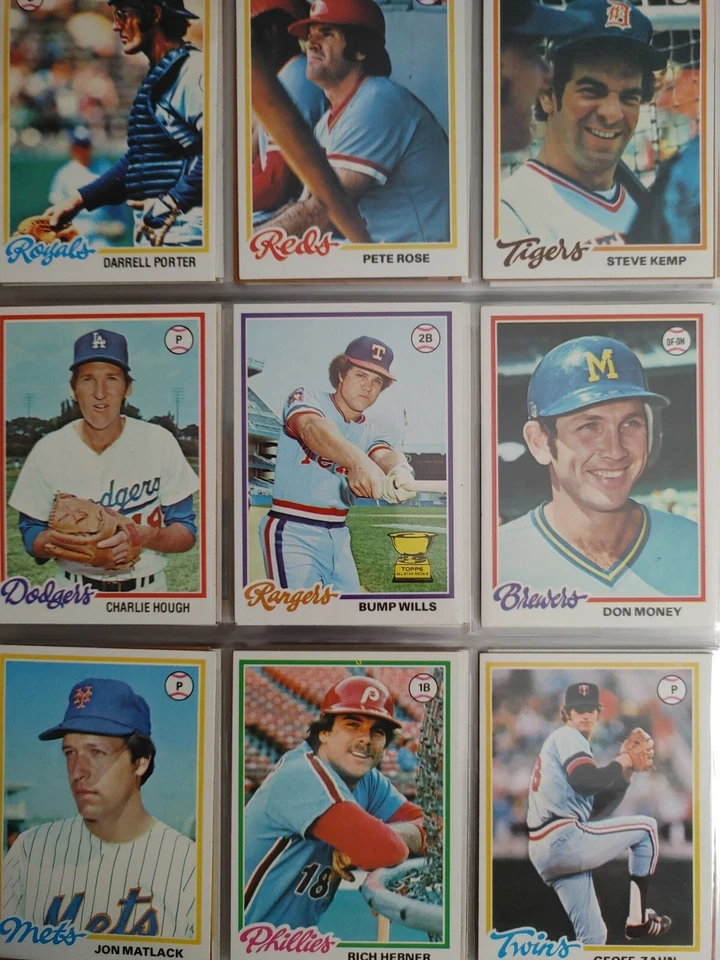 1978 Topps base set 1-250. Pick from Drop down to complete your sets. - Image 3 of 4