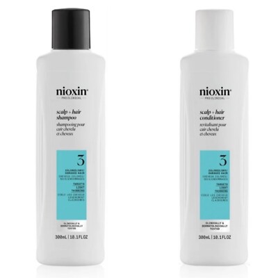 Nioxin System 3 Scalp & Hair Shampoo & Conditioner 300ml