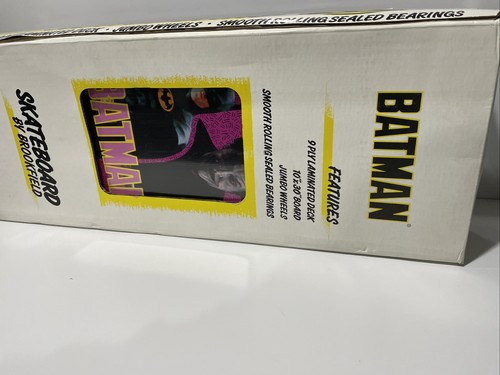 Batman Skateboard By Brookfield🔥UNUSED In Original Box -KEATON RARE - Picture 7 of 12