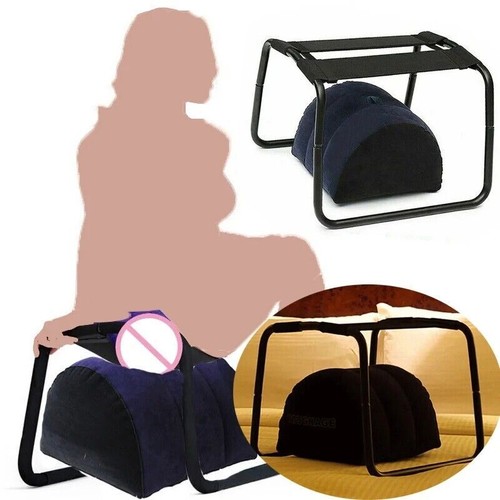 Sex Aid Bouncer Schwereloser Stuhl Aufblasbar Kissen Bett Love Position Stool DE - Bild 11 von 56