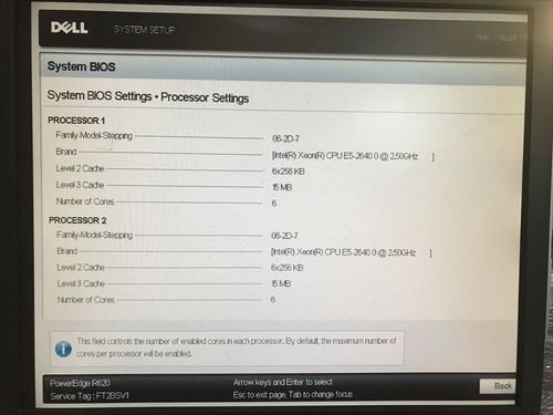 Dell PowerEdge R620 ST:FT2BSV1 RAM 48GB ECC DDR3 no HDD, Intel E5-2640 2.5GHz - Picture 8 of 8