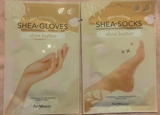 AvryBeauty Moisturizing Socks Shea Butter 1 Pair PLUS Shea Butter Gloves 1 Pair