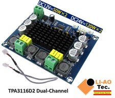 TPA3116D2 Dual-Channel Stereo High Power Digital Audio Power Amplifier 2 120W