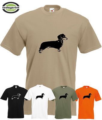 T Shirt Dackel, Teckel, Dachshund, Kurzhaardackel, Jäger, Geschenk, Hund