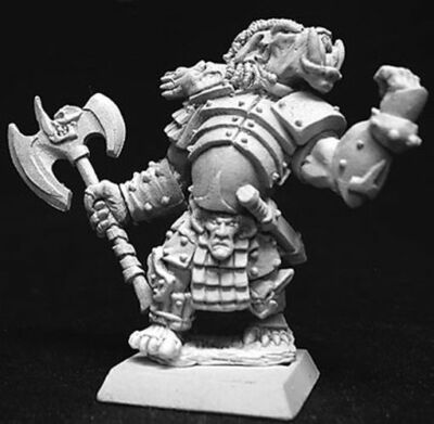 1x VARAUG the GREAT - WARLORD REAPER Miniatur Figur RPG JDR D&D ORC 14063