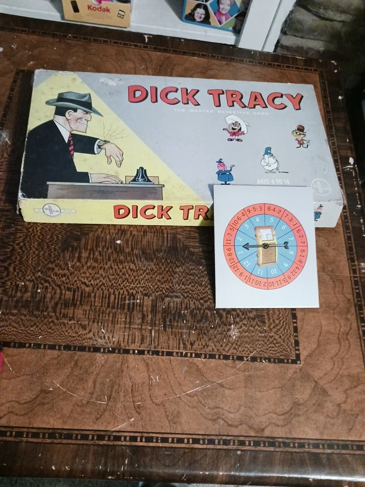 Vintage 1962 Dick Tracy Board Game Spinner Master Detective Replacement Part - Image 3 of 3