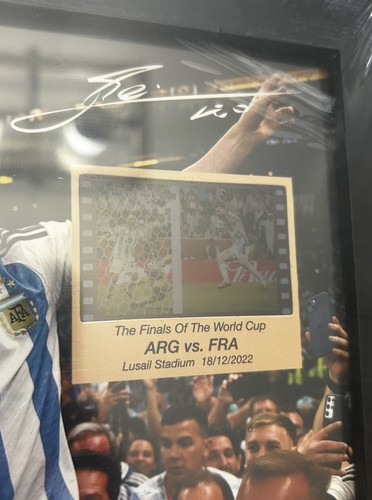 Lionel Messi Argentina VS France World Cup Champions 2022 FRAMED 9x7" New Sealed - Bild 4 von 8