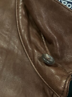 ジャケット・アウター 90s Polo Ralph Lauren Brown Leather jkt Vintage 90's Polo Ralph Lauren Dark BROWN Genuine Leather