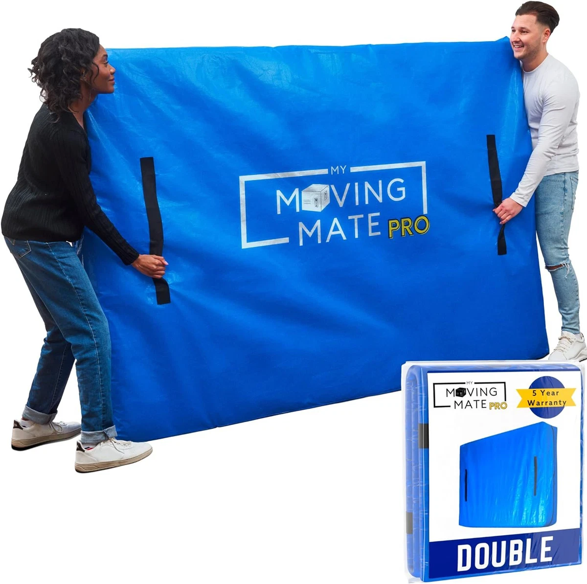 Double Size Mattress Bag for Moving and Storage with 8 Pro