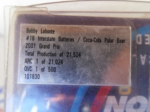 Collectible Bobby Lebonte  Action Coca-Cola Bottle LTD ED Nascar Car in Bottle - Picture 4 of 6