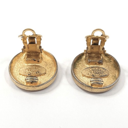 CHANEL Earring COCO Mark vintage metal gold accessory Women - Bild 4 von 6