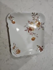 Vintage Theodore Havilland LIMOGES France Serving Platter 9, 5/8 inches floral