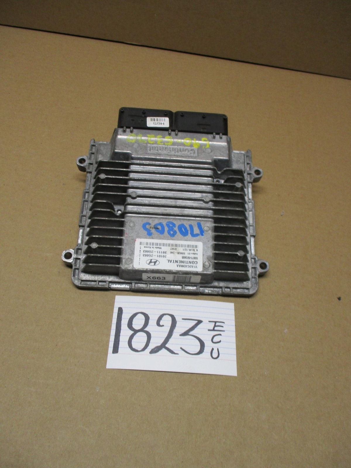 11 12 13 14 Hyundai Sonata #1823 Engine Computer ECM ECU 39101-2G663