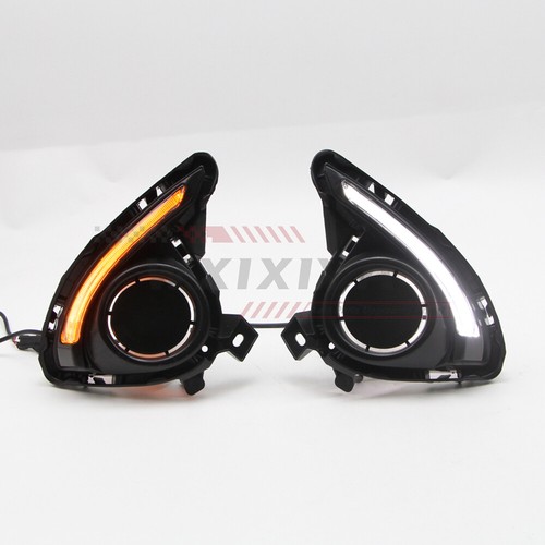 LED Daytime Running Light DRL for Mazda2 Demio 2015-2018 Fog Turn Lamp Indicator - 第 8/11 張圖片
