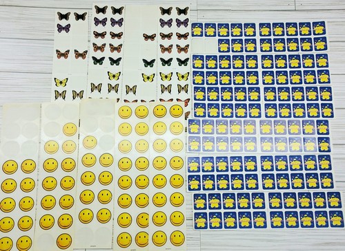 Stickers for Teachers Teacher Kids Smiley Face Foil Stars Good Work Lot 2000+ - Picture 4 of 10
