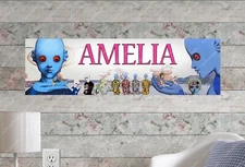 Fantastic Planet - Personalized Name Poster Customized Birthday Wall Banner