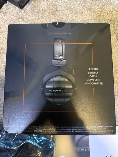 BeyerDynamic DT 990 Pro 250 Ohm offene Rückseite audiophile Studio Referenz Kopfhörer - Bild 12 von 12