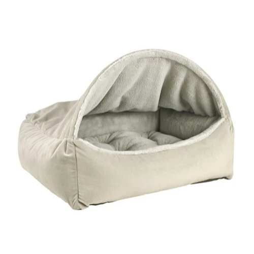 Cama con dosel para perros CLOUD + GRANITE Bowsers - Nido de madriguera lavable | Tallas S-XL Foto 3 de 4