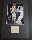 DAVID BOWIE SIGNED /AUTOGRAPH SHEFFIELD CITY HALL 6TH JUNE 1973 .READY TO FRAME