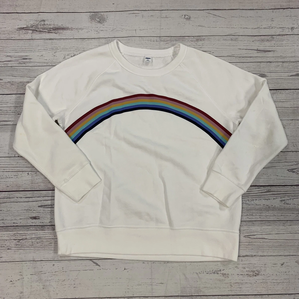 Old Navy White Sweater Womens Size PM eBay