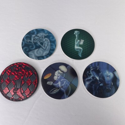 Lot Of 5 *Canada Only Release* 1995 Casper The Ghost POGS Incl Refractor Slammer
