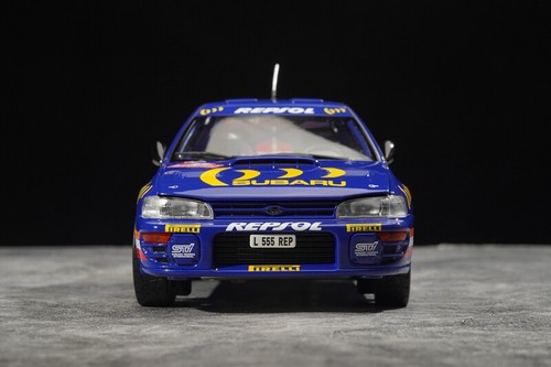 Kyosho 1:18 Subaru Impreza 1995 Monte Carlo Rally #5 Simulation Alloy Car Model - Picture 7 of 20