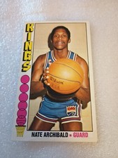 1976-77 TOPPS BASKETBALL #20 NATE ARCHIBALD NRMT F4136