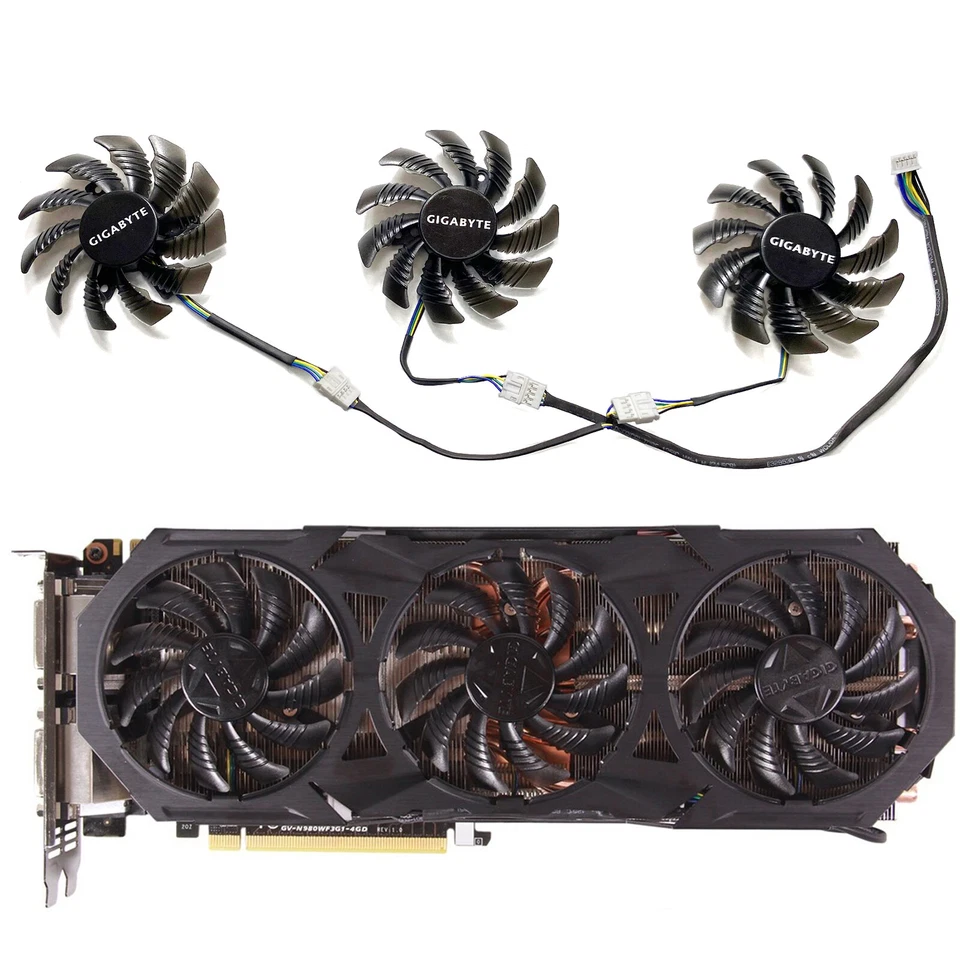 NEW Graphics Card Cooling Fan Graphics Card for Gigabyte GTX980 980ti GAMING-4G - Image 2 of 4