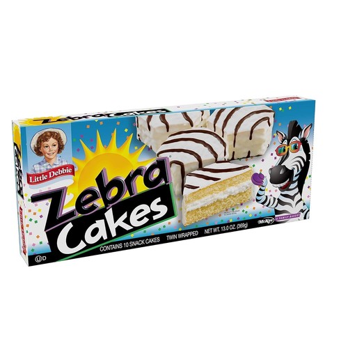 Little Debbie Zebra Cakes, 10 Twin-Wrapped Cakes, 13.0 OZ Box - Picture 7 of 7