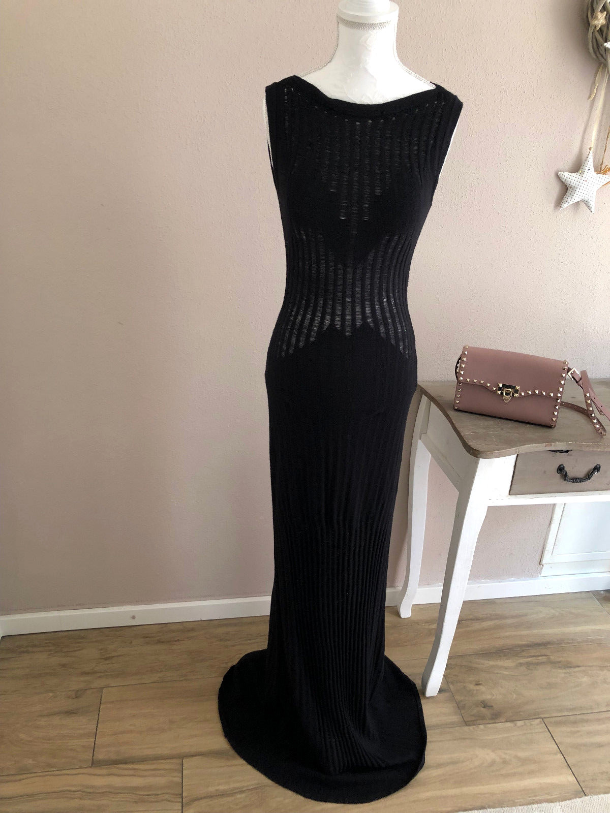 Missoni Robe de Soirée Maxi Robe Dress Robe tricot XS noir long XS tricot S M. Cachemire Top 30ac3b Missoni Robe de Soirée Maxi Robe Dress Robe tricot XS noir long XS tricot S M. Cachemire Top 30ac3b
