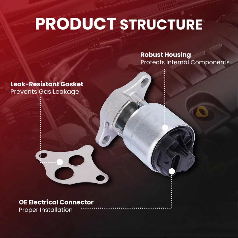 Válvula EGR para Chevrolet Lumina Buick Regal LeSabre Jaguar XJ Oldsmobile Pontiac Foto 4 de 4