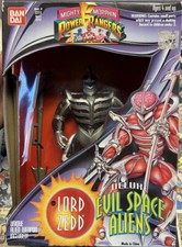 Vintage 1994 Mighty Morphin Power Rangers Deluxe Lord Zedd Dark Variant Figure