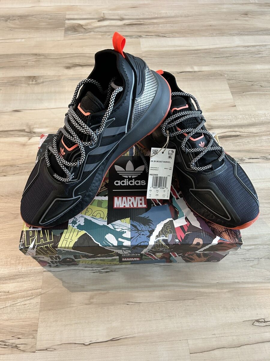 Adidas ZX 2k Boost Marvel Tony Stark Industries H02560 Men's Adidas ZX 2k Boost Marvel Tony Stark Industries H02560 Men's