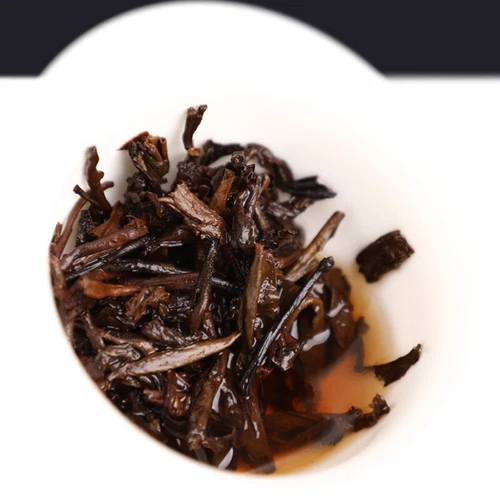 500g Haiwan Remote Mountain Old Tree Puer Tea Cake 2021 Ripe Pu er erh Batch 211 - Picture 9 of 13