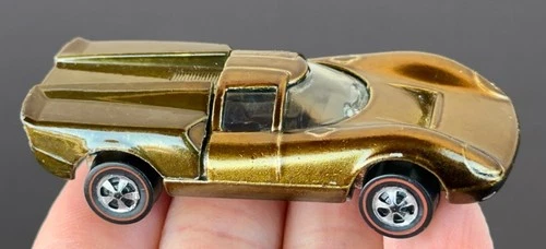 Vintage Hot Wheels Redline 1969 DARKER Olive Lola GT70 US - EPIC COLOR! NM+