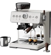 LumosBari Espresso Machine CMA200-S Semi-Auto Grinding 20 Bar Professional Maker