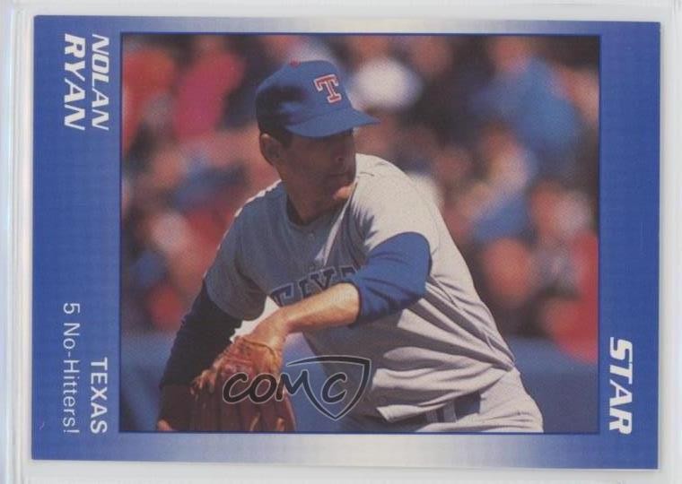 1990 Star Nolan Ryan Blue 2 Nolan Ryan #6 HOF 0q3